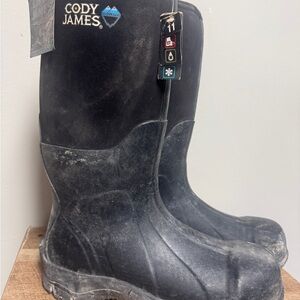 Cody James men’s size11  glacier guard insulated rubber boot-composite toe